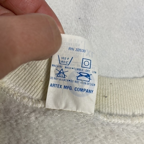 Vintage Artex Snoopy Ski Bum Wisconsin Sweatshirt Crewneck Sweatshirt Size XL - Picture 6 of 11